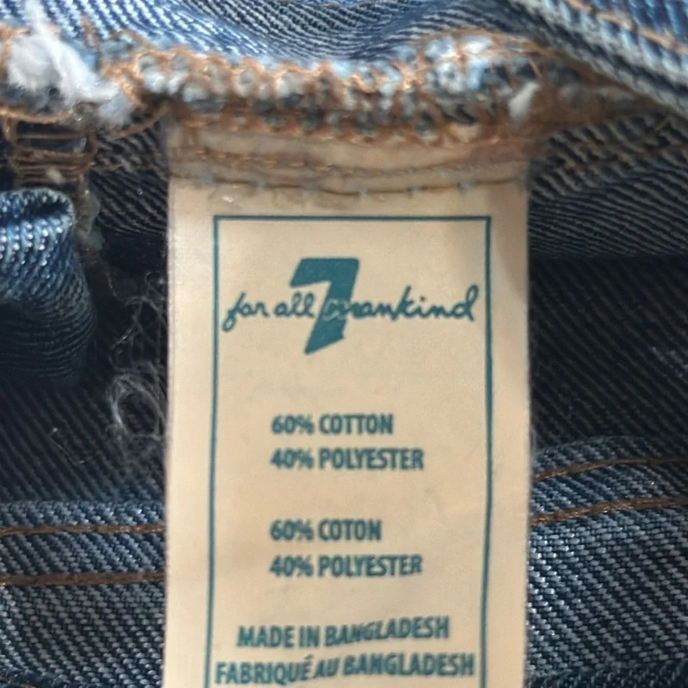 7 For All Mankind 7FAM Blue Jean Denim Overall Jumper Dress size 18 months